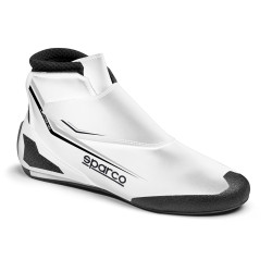 Motokárové boty SPARCO Slalom FIA 8877-2022 bílá/černá