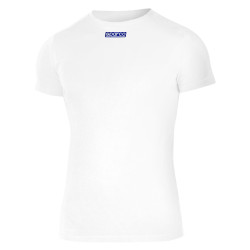 SPARCO B-ROOKIE krátké pánské motokárové tričko - bílé