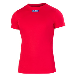 SPARCO B-ROOKIE krátké pánské tričko na motokáry - červená