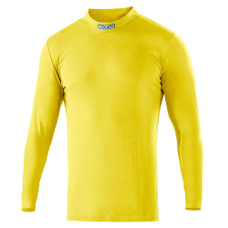 SPARCO B-ROOKIE dlouhé pánské motokárové tričko - žluté