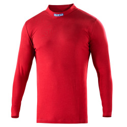 SPARCO B-ROOKIE dlouhé pánské motokárové tričko - červená