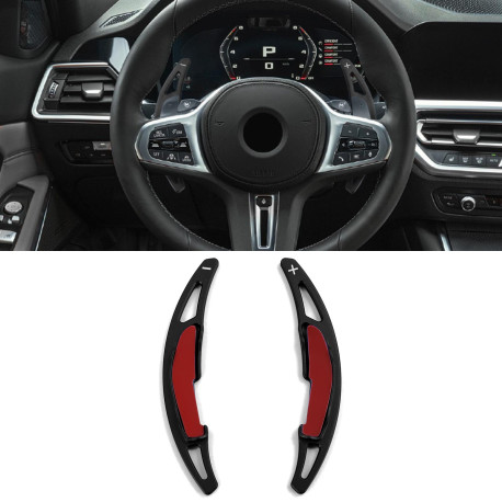 Pádla pod volantem Hliníková pádla řazení pro BMW M2 F87 M3 F80 M4 F82 F83, black | race-shop.cz