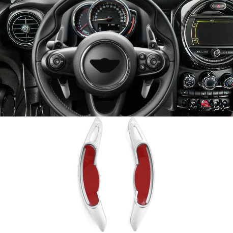 Pádla pod volantem Hliníková pádla řazení pro Mini Cooper F55 F56 Cabrio F57, silver | race-shop.cz