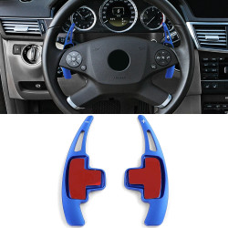 Hliníková pádla řazení pro Mercedes ML W166 W251 SLK R172, blue