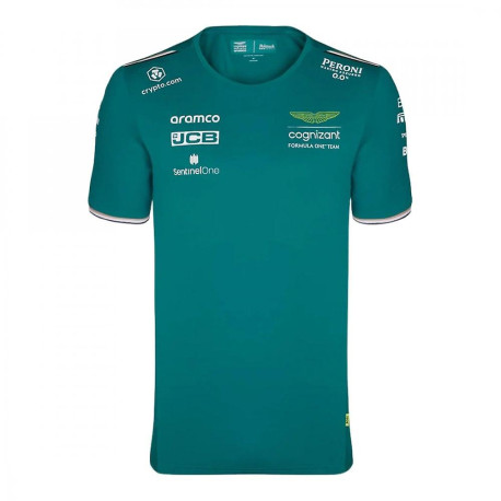 Trička Pánské tričko ASTON MARTIN F1 - Zelená | race-shop.cz