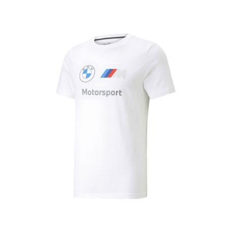 Trička Pánské tričko Puma BMW MMS ESS Logo - Bílá | race-shop.cz
