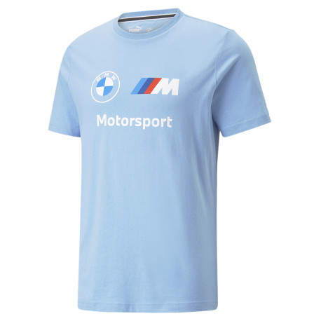 Trička Pánské tričko Puma BMW MMS ESS Logo - Nebesky modrá | race-shop.cz