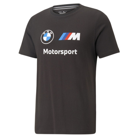 Trička Pánské tričko Puma BMW MMS ESS Logo - Černá | race-shop.cz