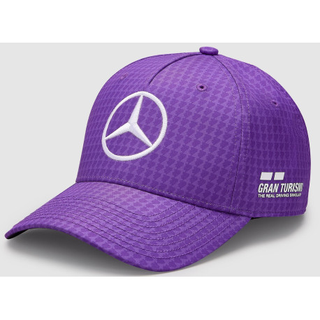 Čepice a kšiltovky Mercedes-AMG Petronas Lewis Hamilton kšiltovka, fialová | race-shop.cz