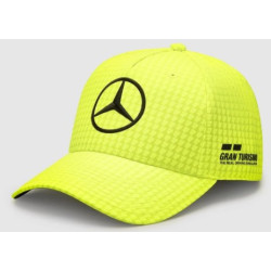 Mercedes-AMG Petronas Lewis Hamilton kšiltovka, neonově žlutá