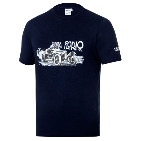 Trička Tričko SPARCO TARGA FLORIO DESIGN, modrá | race-shop.cz