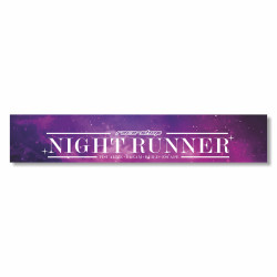 Nálepka race-shop NightRunner na čelní okno