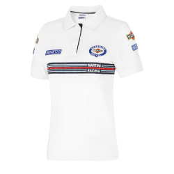 Dámská polokošile SPARCO MARTINI RACING Replica, bílá