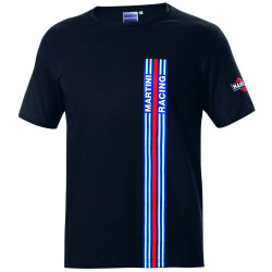 Tričko SPARCO MARTINI RACING Stripes, černá