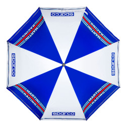 SPARCO MARTINI RACING kompaktní deštník - modrý/bílý