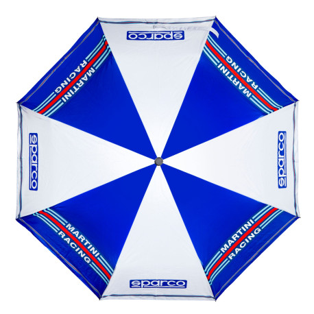 Reklamní předměty a dárky SPARCO MARTINI RACING kompaktní deštník - modrý/bílý | race-shop.cz