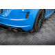 Body kit a vizuální doplňky Zadní boční splittry Audi TT S 8S Facelift (černo-červená + lesklé klapky) | race-shop.cz