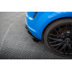 Body kit a vizuální doplňky Zadní boční splittry Audi TT S 8S Facelift (černo-červená + lesklé klapky) | race-shop.cz