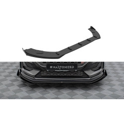 Přední Splitter Ford Fiesta ST Mk8 Facelift (černo-červená + lesklé klapky)