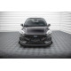 Body kit a vizuální doplňky Přední Splitter Ford Fiesta ST Mk8 Facelift (černo-červená + lesklé klapky) | race-shop.cz