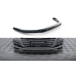 MAXTON DESIGN přední splitter pro Audi A8 D5, lesklá černá