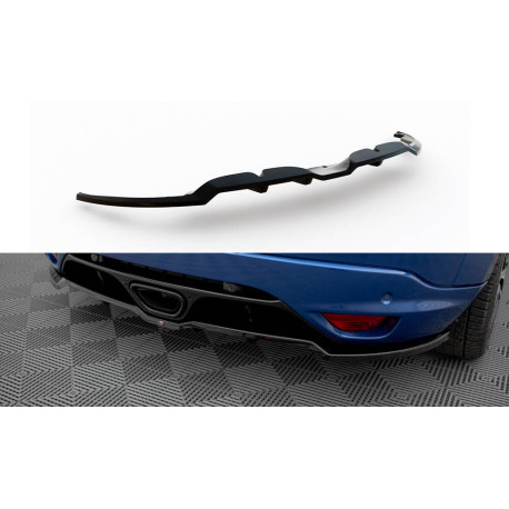 Body kit a vizuální doplňky Středový Zadní Splitter (se svislými pruhy) Renault Megane RS Mk3 | race-shop.cz