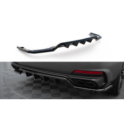 MAXTON DESIGN centrální zadní splitter pro Maserati Levante Trofeo Mk1 (se svislými lištami), lesklá černá