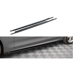 MAXTON DESIGN difuzory prahů pro BMW 5 GT M-Pack F07, lesklá černá