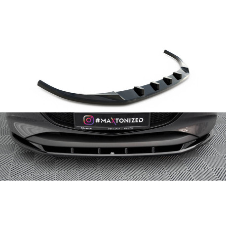 Body kit a vizuální doplňky MAXTON DESIGN přední splitter pro Mazda 3 Mk4, lesklá černá, V1 | race-shop.cz