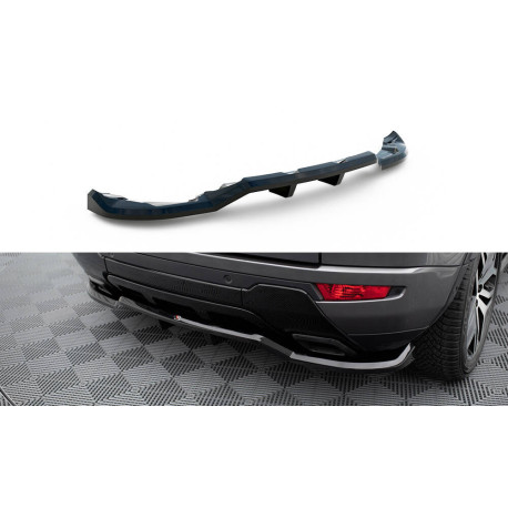 Body kit a vizuální doplňky Středový Zadní Splitter (se svislými pruhy) Land Rover Range Rover Evoque HSE Dynamic Mk1 Facelift | race-shop.cz