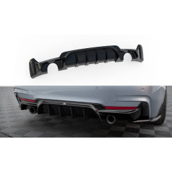 MAXTON DESIGN zadní difuzor pro BMW 4 Coupe / Gran Coupe / Cabrio M-Pack F32 / F36 / F33 (výfuk 1+1)