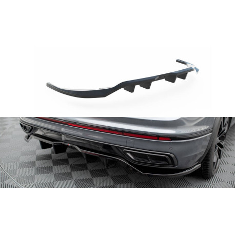 Body kit a vizuální doplňky Středový Zadní Splitter (se svislými pruhy) Volkswagen Tiguan Allspace R-Line Mk2 Facelift | race-shop.cz