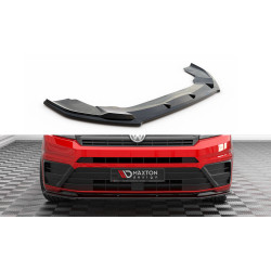 MAXTON DESIGN přední splitter pro Volkswagen Crafter Mk2, lesklá černá, V1