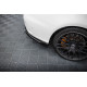 Body kit a vizuální doplňky Středový Zadní Splitter (se svislými pruhy) Mercedes-AMG C63 Sedan / Estate W205 / S205 | race-shop.cz