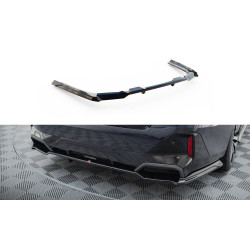 MAXTON DESIGN centrální zadní splitter pro BMW 5 M-Pack G60 (se svislými lištami), lesklá černá, V1