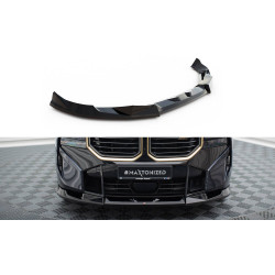 MAXTON DESIGN přední splitter pro BMW XM G09, lesklá černá, V2