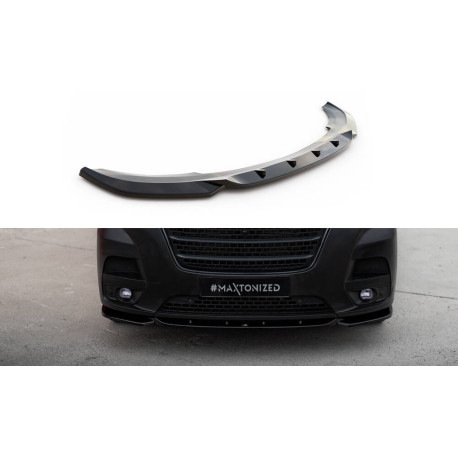 Body kit a vizuální doplňky MAXTON DESIGN přední splitter pro Renault Master Mk3 Facelift, lesklá černá | race-shop.cz