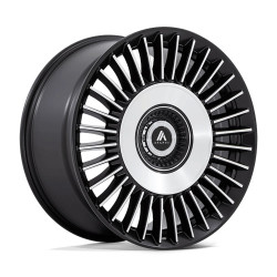 Asanti Black ABL-40 TIARA disk 22x10.5 5X115/5X120 74.1 ET18, Satin black