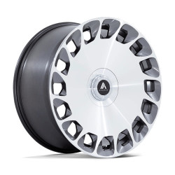 Asanti Black ABL-45 ARISTOCRAT disk 20x10.5 5X115/5X120 74.1 ET18, Lesklá platina