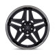 ALU disky Asanti Asanti Black ABL-46 DUKE disk 22x10.5 5X115 72.56 ET18, Saténově černá | race-shop.cz
