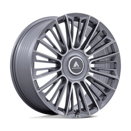 ALU disky Asanti Asanti Black AB049 PREMIER disk 22x9.5 6X135/6X139.7 100.3 ET25, broušený antracit | race-shop.cz