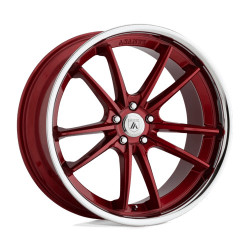 Asanti Black ABL-23 SIGMA disk 22x10.5 5X112 72.56 ET35, Candy red