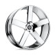 ALU disky DUB DUB S115 BALLER disk 22x9.5 6X135 87.1 ET31, Chrome | race-shop.cz