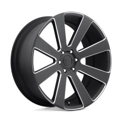 DUB S187 8-BALL disk 22x9.5 6X139.7 78.1 ET20, Matná černá milled