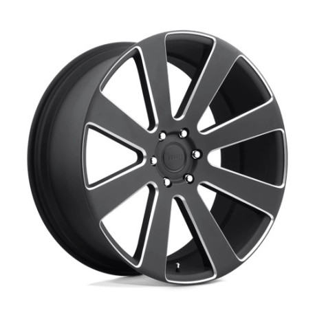 ALU disky DUB DUB S187 8-BALL disk 22x9.5 6X139.7 78.1 ET20, Matná černá milled | race-shop.cz