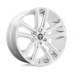 ALU disky DUB DUB S254 FLEX disk 24x10 5X127 78.1 ET10, Chrome | race-shop.cz