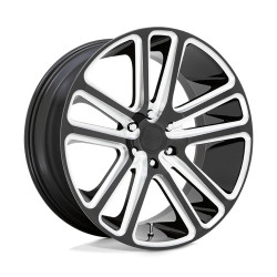 DUB S255 FLEX disk 24x10 5X115 71.5 ET20, Lesklá černá