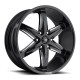 ALU disky Foose Foose F162 SLIDER disk 22x9.5 6X139.7 78.1 ET30, Lesklá černá | race-shop.cz