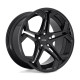 ALU disky Foose Foose F169 IMPALA disk 20x10.5 5X115 71.5 ET20, Lesklá černá | race-shop.cz