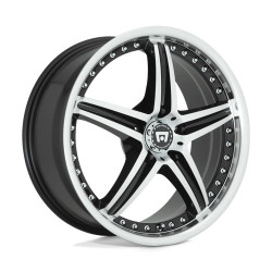 Motegi MR107 D5S disk 18x8 5X114.3 72.56 ET42, Lesklá černá